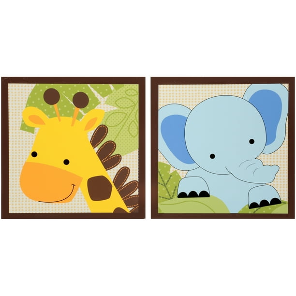 Lambs & Ivy Bedtime Originals? Jungle Buddies Collection Wall Decor 2