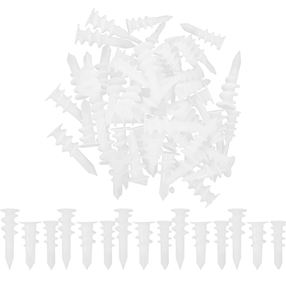 PENIKOKO 300Pcs White Plastic Drywall Anchors Heavy Duty Screw in Wall Anchors for Secure Fastening and Use