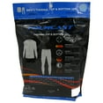thumbnail image 3 of Men's Thermal Base Layer Long Johns Cotton Blend Top And Bottom Set (L, Charcoal), 3 of 3