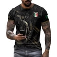 thumbnail image 6 of 2026 New Mexico Soccer Jersey Adult, Mexican Jersey Soccer T-Shirt, Mexico National Team Pattern Crew Neck Short Sleeve Athletic Casual Football Top for Adult, 6 of 6