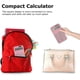thumbnail image 4 of Calculadora básica estándar de 12 dígitos para escritorio con pantalla LCD grande para oficina, escuela, hogar y negocios, diseño moderno - Rosa, 4 of 4