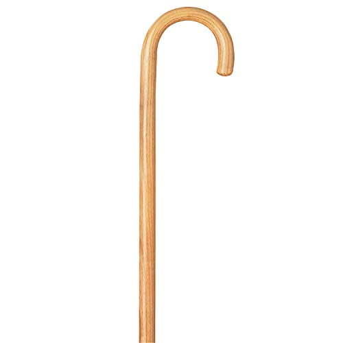 CLASSIC STYLE WOODEN WALKING STICK CANE HORSE FACE HANDLE NICKLE FINISH 
