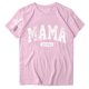 thumbnail image 1 of Blusas de Manga Corta para las Mujeres Divertida Impresión Cuello Redondo Camiseta Vintage, Blusas de Primavera para las Mujeres, 1 of 3