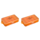 thumbnail image 1 of Caja Almacenamiento Piezas Pequeñas Doble Cara Herramientas Plástico para Hardware() Amarillo, 1 of 4
