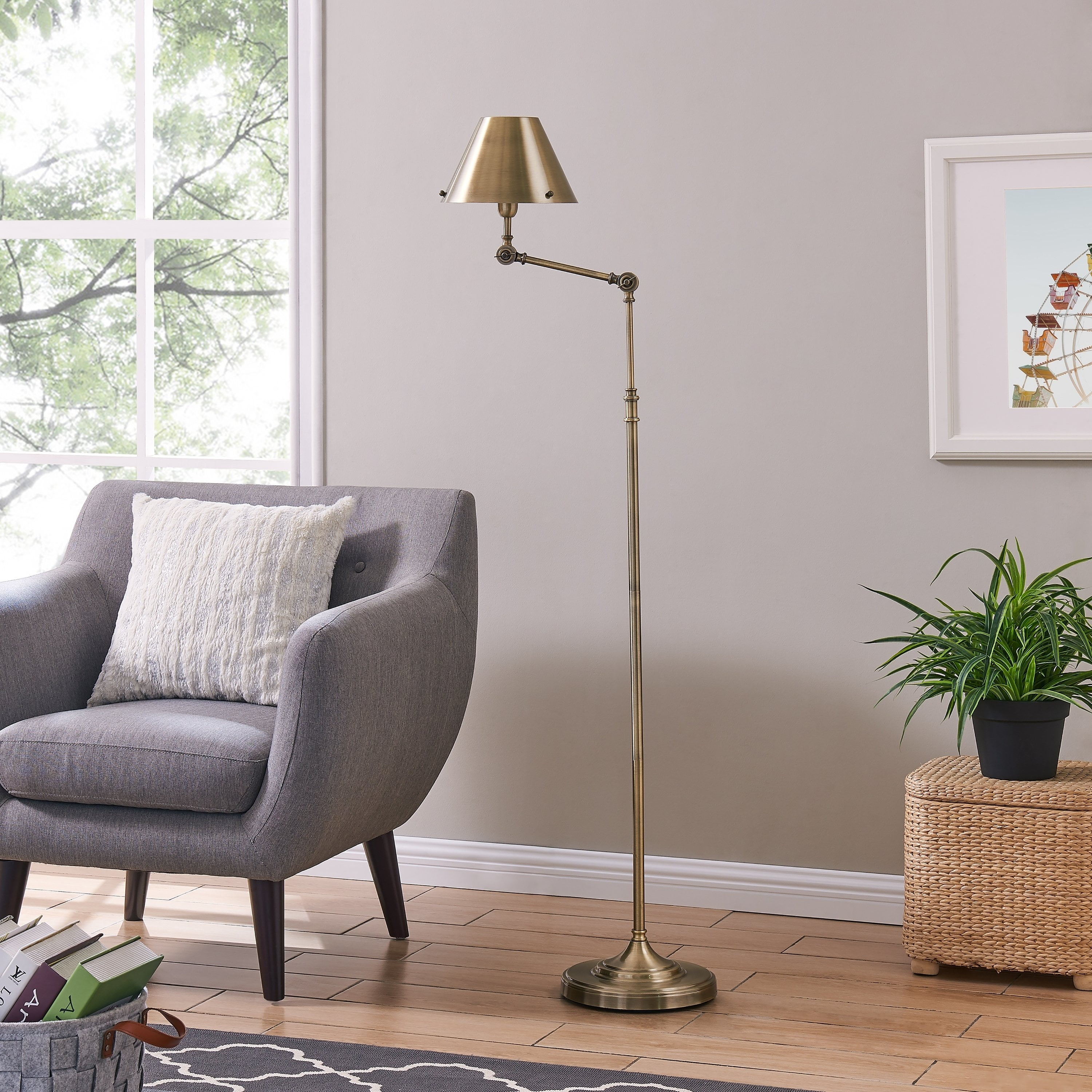 Harper Blvd Lanier Metal Adjustable Floor Lamp