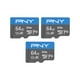 thumbnail image 1 of Tarjeta de memoria PNY Elite de 64 GB, clase 10 U1, V10 A1, microSDXC, paquete de 3, 1 of 9