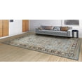 thumbnail image 2 of Couristan Zahara Farahan Amulet Area Rug, 5'3" x 7'6", Light Blue-Black, 2 of 7