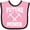 Pink and Black, variant on Inktastic Mining Future Miner Boys or Girls Baby Bib
