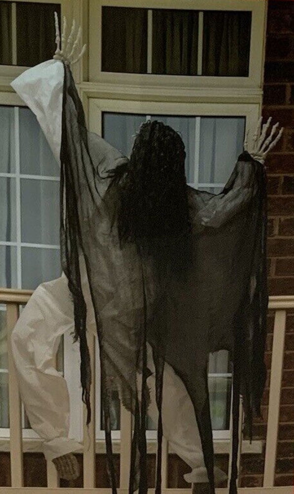 Climbing Zombie Halloween Prop Life Size 60 in Haunted House