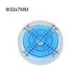 thumbnail image 2 of For Spirit Level Bubble 32mm x 7mm Mini Round for Bullseye Leveller Boat Caravan Tile Blue, 2 of 4