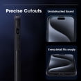 thumbnail image 3 of ShellTech for iPhone 16 Pro Max PU Leasther + TPU Case, Compatible with MagSafe, Shockproof Military-Grade Protection, Magnetic Phone Case for iPhone 16 Pro Max, Classic Hybrid Case,Black, 3 of 7