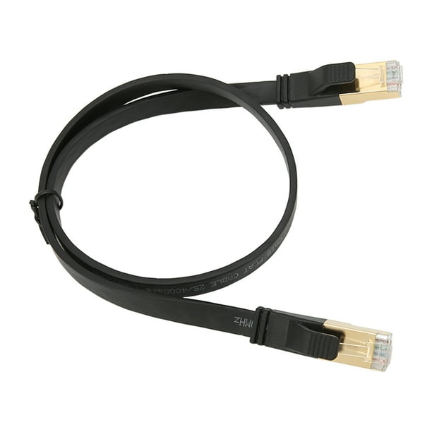 Cable Ethernet Cat 8 40Gbps 2000Mhz Interfaz macho RJ45 Cable Ethernet de 0,5 metros/19,7 pulgadas para PS5 para enrutador