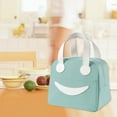 thumbnail image 2 of Bolsa de almuerzo portátil de aluminio enfriador para mantener caliente la comida de adultos Verde, 2 of 9