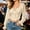 A1 Beige, variant on GILIGEGE Women's Tie Knot V Neck Ruffle Trim Long Sleeve Shirred Crop Blouse,Renaissance Peasant Corset Tops,Off the Shoulder,Lantern Sleeves,Pleated Neckline,Elasticated High Waist Blouse White S