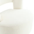 thumbnail image 6 of Comfy Round Swivel Chair With Elegant Curve - Adds Style To Bedroom Fabric For Living Room Easy Assemble, 6 of 6