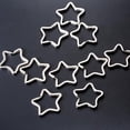 thumbnail image 1 of Pack de 30 Anillas Divididas de Metal en Forma de Estrella Ideales para Llaveros, 1 of 5