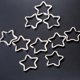 thumbnail image 1 of Pack of 30 Star Shaped Metal Split Rings Ideal for Key Rings, 1 of 5