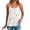 #155-White, variant on Craaazy Women Soft Tops Loose Fit Tribal Print Round Neck Beaded Strap Sleeveless T Shirts for Daily Wear Gift