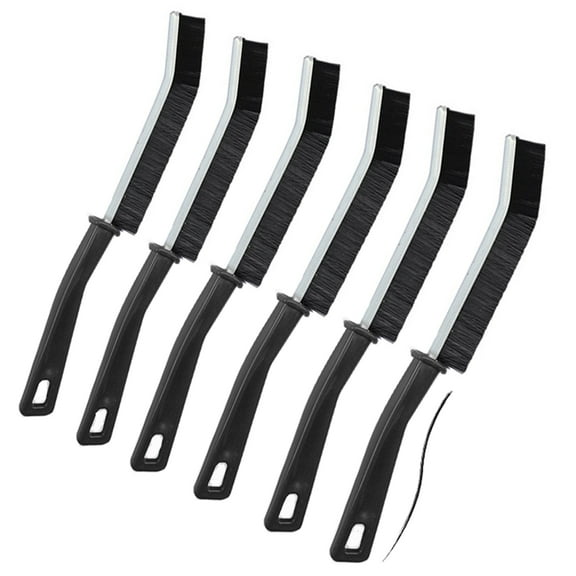 Aokelily 5PCS/ 6PCS Hard Bristle Gap Brush for Cleaning, Multifunctional Hand-held Crevice Gap Household Cleaning Cleaning Brush