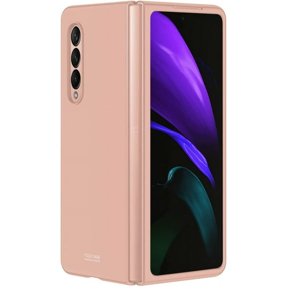 Galaxy Z Fold 3 Case, Military Grade Heavy Duty Protection Shockproof Case for Galaxy Z Fold 3 (Gold)