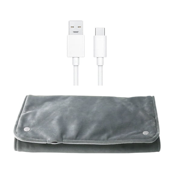 Rechargeable USB Powered Thermal Heating Mat Portable Heated Pet Bed for Cats and Puppies Indoor Outdoor Use in Cold Winter Weather