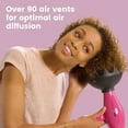 thumbnail image 5 of Xtava Black Orchid Hair Diffuser for Curly Hair and Frizz Control, Plastic Blow Dryer Attachment, 5 of 10