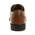 thumbnail image 4 of Josmo Boys Wingtip Oxford Lace Dress Shoes, Color: Tan, Size: 3, 4 of 7