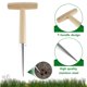 thumbnail image 3 of Muyoka Garden Sow Dibber Herramientas de mano para plantar bulbos de semillas, juego de herramientas de jardín con mango de madera para plantar en jardinería Muyoka Hogar, 3 of 7