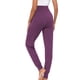 thumbnail image 5 of ShomPort Maternity Joggers with Pocket Solid Color Pregnancy Sweatpants Soft Workout Active Pants For Women, 5 of 5