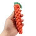 thumbnail image 4 of Utoimkio Dog Rope Toys for Puppy Small Medium Large Dogs, Carrot Dog Rope Toys Dog Chew Toys Tug of War Rope Toy Teeth Cleaning for Puppy Small Medium Large Dog""""""""""""""", 4 of 7