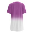 thumbnail image 5 of Gibobby Tirantes Para&nbsp;Camisa Mujeres Verano Cambio Gradual Suelto Cuello Redondo Camisas Manga Corta Túnica Tops Blusa Con Bolsillos（Lila， XXL), 5 of 5