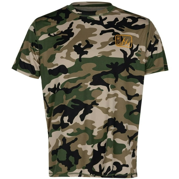 Fintech WDLND AOP Sun Defender UV T-Shirt - Medium - Dune