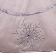 thumbnail image 2 of Kurt Adler 54-Inch Ivory Tree skirt with Crystal Lace Snowflakes, 2 of 3