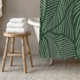 thumbnail image 3 of Creative Products Dense Leaves 3 71x74 Shower Curtain, 3 of 7