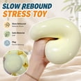 thumbnail image 2 of Mochi Squishy Slow Rising Giant Ball – 4" Soft & Safe, Great for Stress Relief, Play, and Collecting (Yellow), 2 of 7