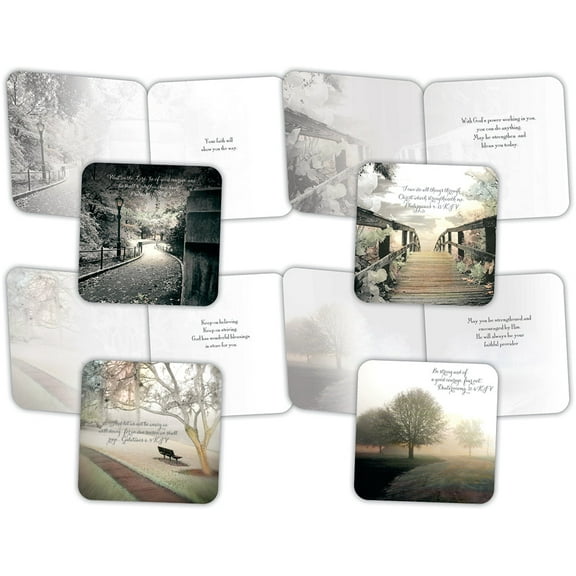 Paths of Inspiration - Assorted Encouragement Cards, Box of 16