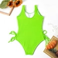 thumbnail image 5 of Swimsuit Solid Toddler One Piece Swimsuit Teen Girl Bathing Suits for Teenage Girls 7-8 Years Girls Fashion, 5 of 6