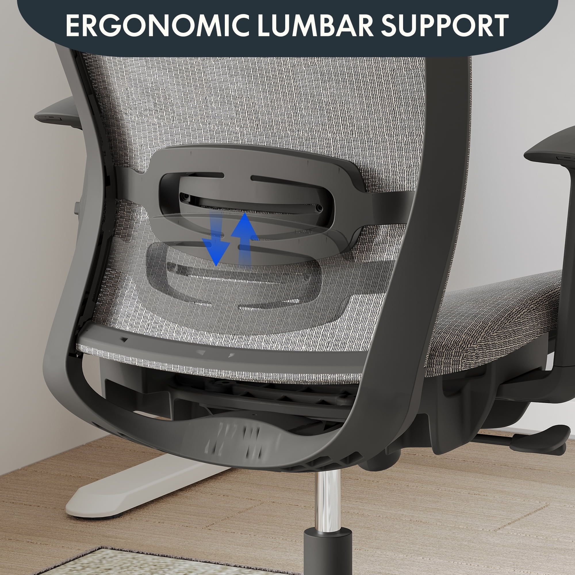 FLEXISPOT Home Office Desk Chair Big and Tall Office Chair with Dynamic  Lumbar Support Height Adjustable Computer Chair with Comfortable Seat