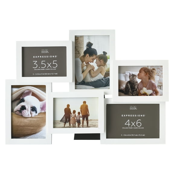 12 Pack: 6 Opening White Collage Frame - Expressions by Studio Decor