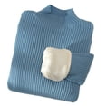 thumbnail image 1 of Qudderr Chandails en Molleton pour Bébés Garçons Col Rond Pull à Manches Longues Col Roulé Automne Hiver Taille 2-13T, 1 of 8