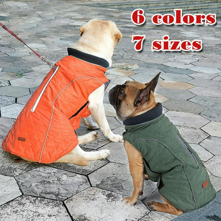 Reversible Dog Coats for Small Dogs Waterproof Warm Puppy Jacket for Cold Winter