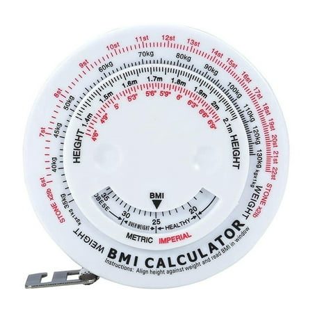

Body Waist Measure Tape Round BMI Tester for Body Measurements Weight Loss Maintain a Healthy Body Shape 1.5M Long