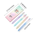 thumbnail image 3 of Nebula Gel Pens, 4Pcs Retractable Fine Point Pens, 0.5mm Aesthetic Gradient Color Barrel Gel Pens, Gradient Color Barrel Pen, Office Stationery Supplies Set for Journaling Note Taking Sketching, 3 of 5