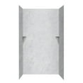 thumbnail image 4 of swan solid surface 96'' x 48'' x 48'' three panel shower wall, 4 of 7