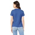 thumbnail image 2 of BELLA+CANVAS T-Shirt Décontracté à Manches Courtes en Chiné CVC pour Femmes, 2 of 2