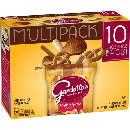 Gardetto’s Multipack 10 Ct Original Recipe Snack Mix, 17.5 (Best Bar Snack Mix)