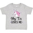 thumbnail image 3 of Inktastic My Tia Loves Me Unicorn Girls Toddler T-Shirt, 3 of 5
