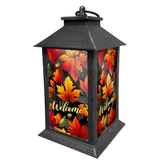 Pebble Lane 84117-LC 11 in. Nemo LED Candle Lantern - Blue