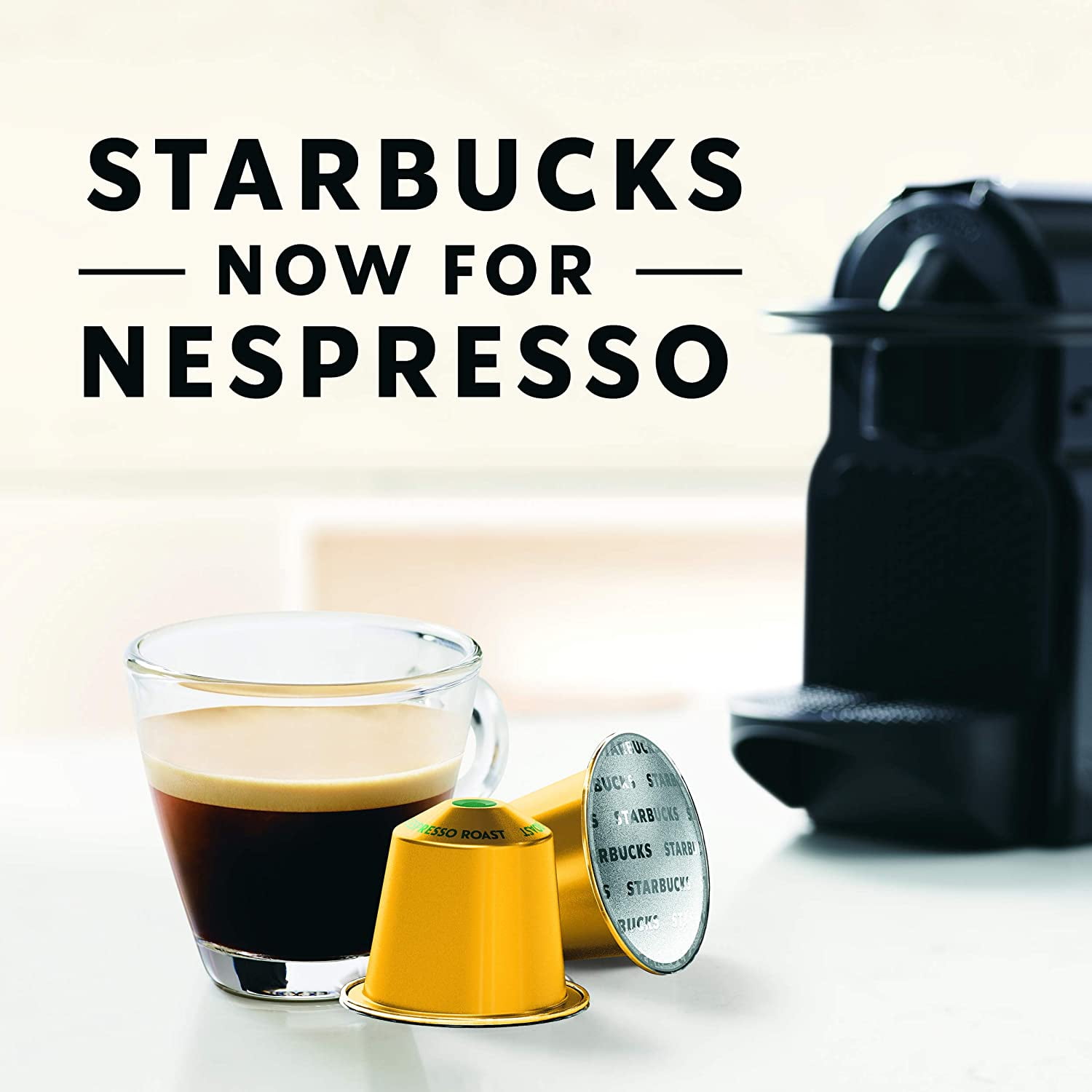 Starbucks by Nespresso Blonde Roast Espresso (50-count single serve capsules, compatible with Nespresso Original Line System)