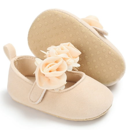 

Baby shoes Baby Girl Princess Flower Fashion Toddler First Walkers Kid Shoes CHMORA